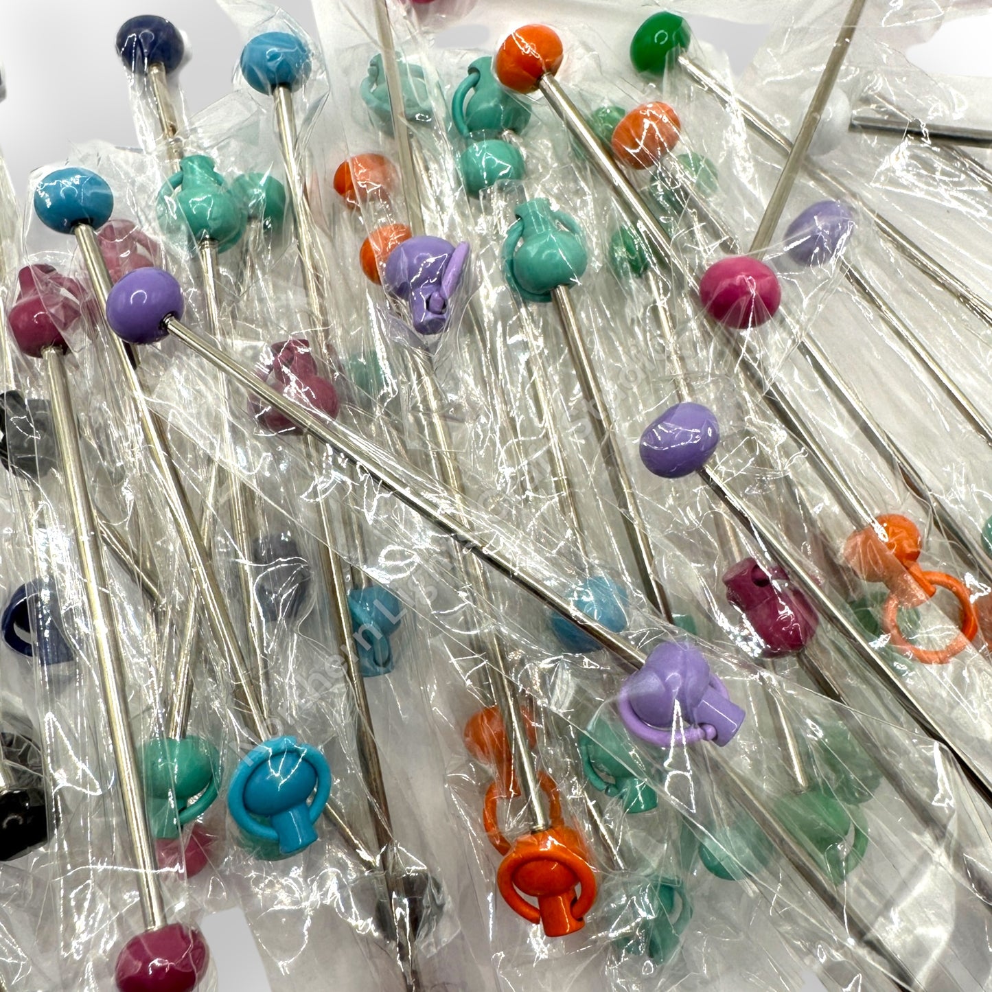 Beadable Keychain Bars - 10 pcs.