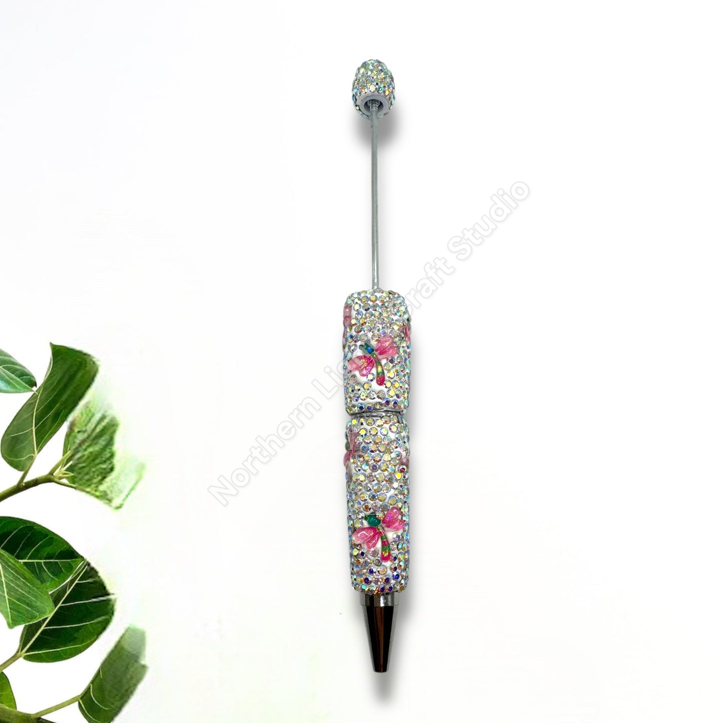 Beadable Dragonfly Rhinestone Pens