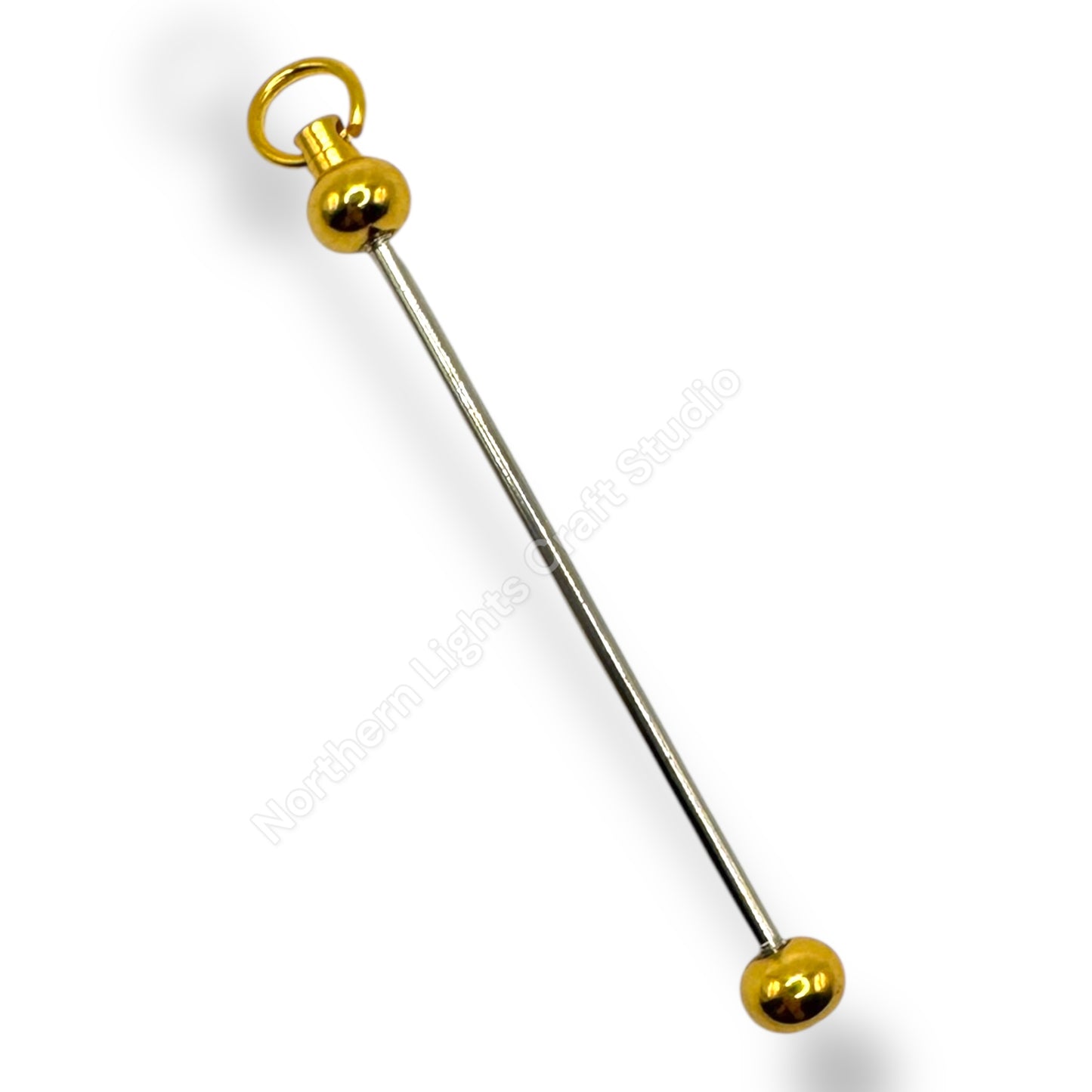 Beadable Keychain Bars - 10 pcs.