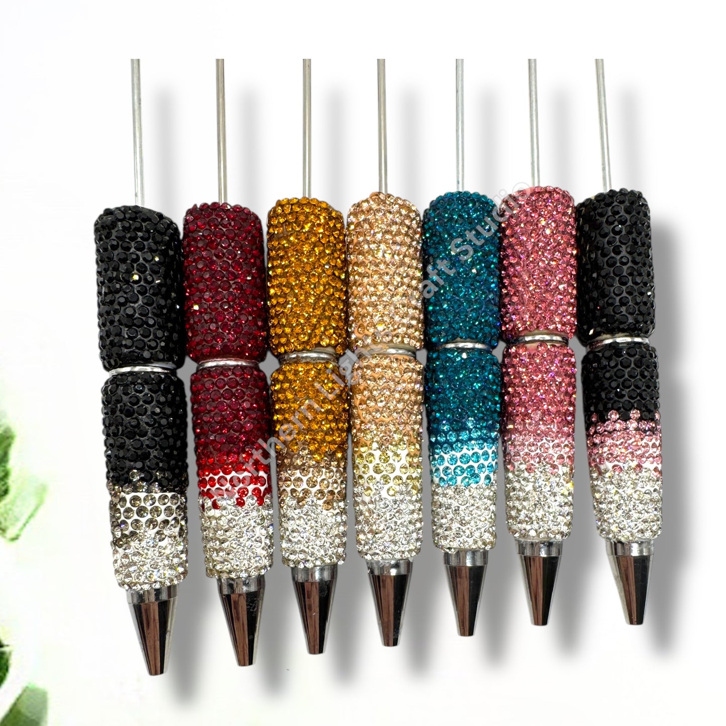 Beadable Ombre Rhinestone Pens