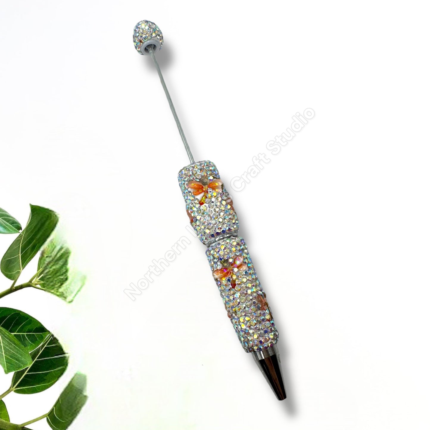 Beadable Dragonfly Rhinestone Pens