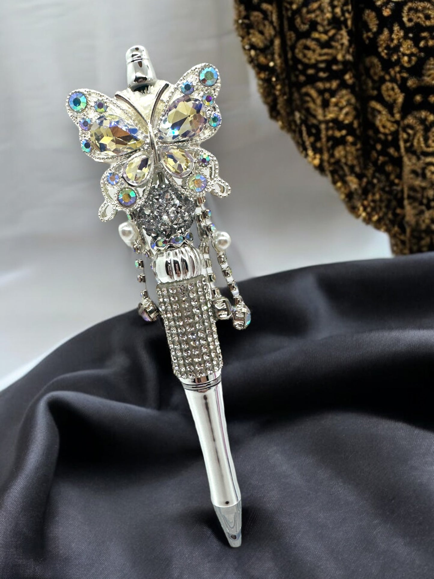 Fancy Handcrafted Butterfly Bead Pens
