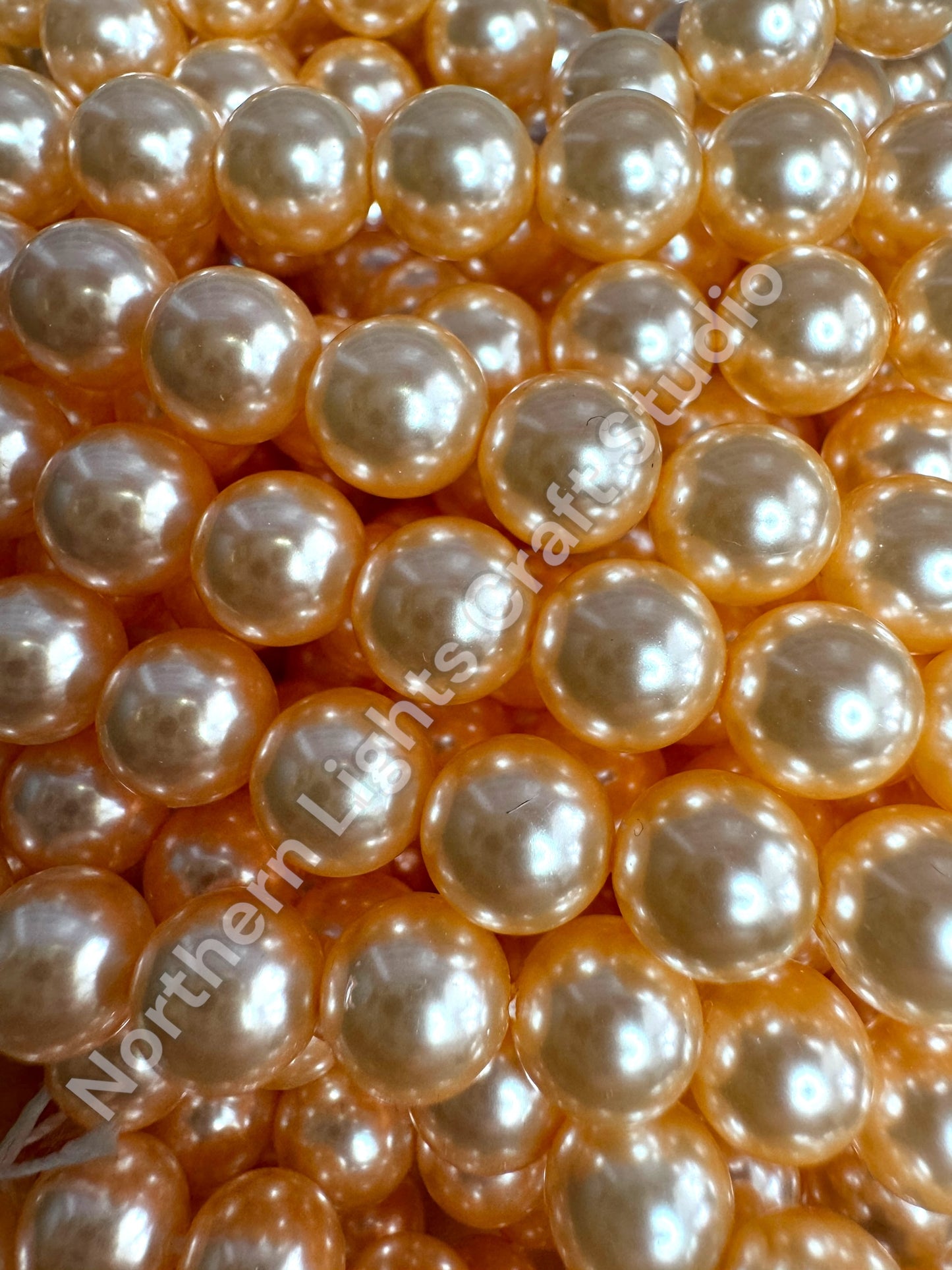 8mm Pearl Beads for DIY - 40 pieces (small hole)