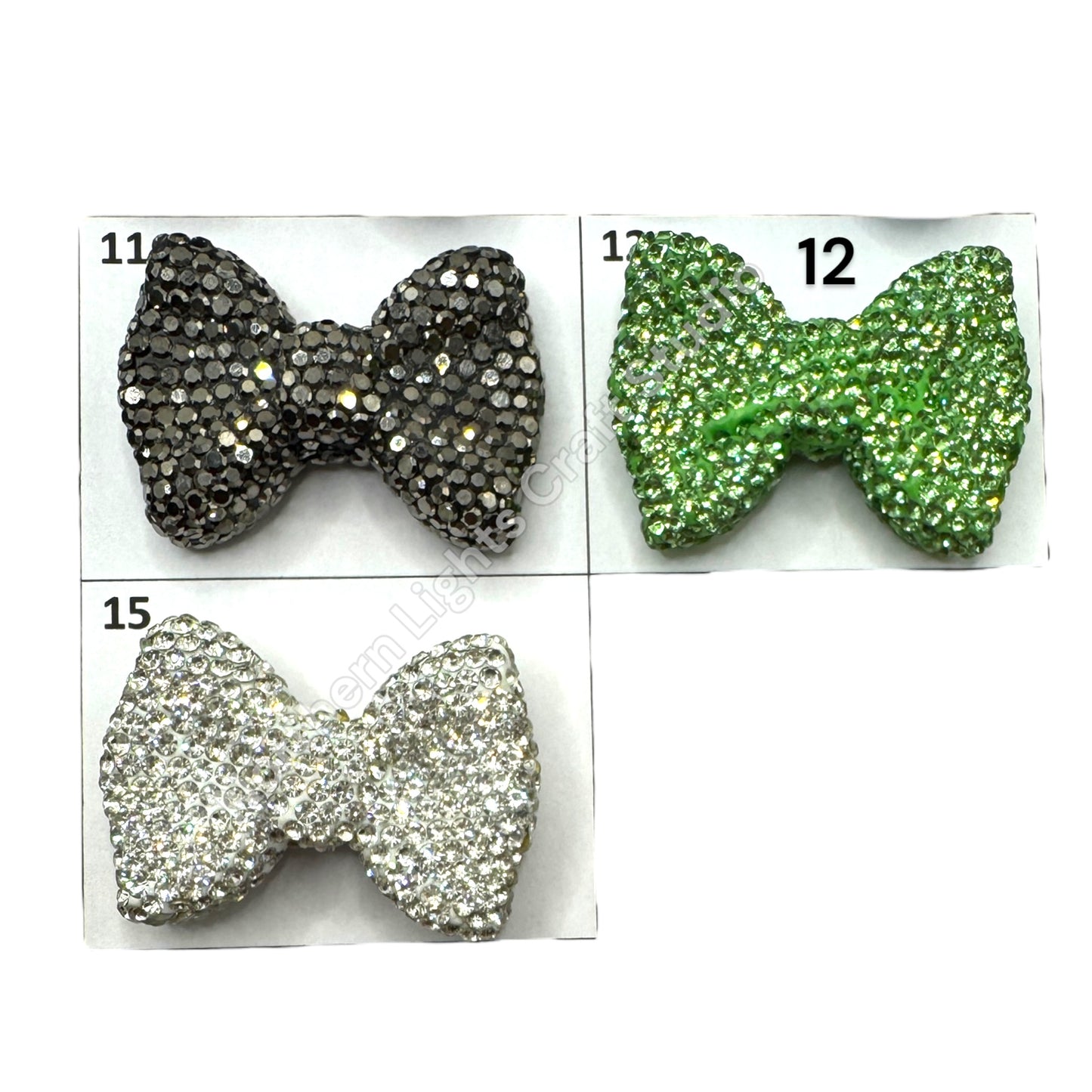 Rhinestone Bows - Large Size