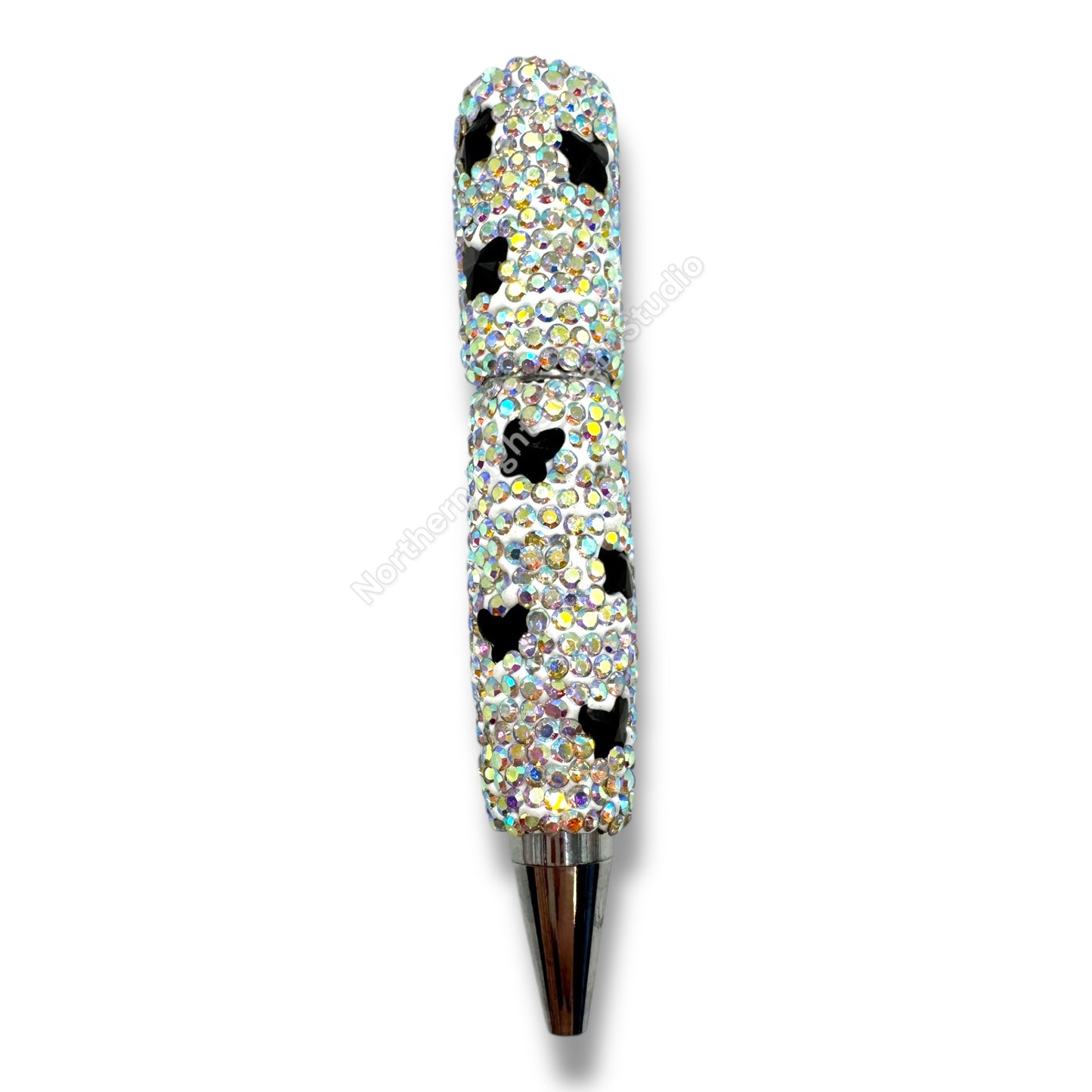 Rhinestone Butterfly Crystal Beadable Pens