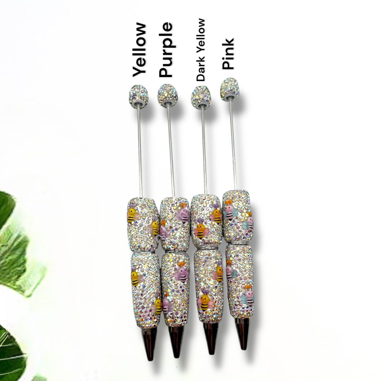 Beadable Bee Rhinestone Pens