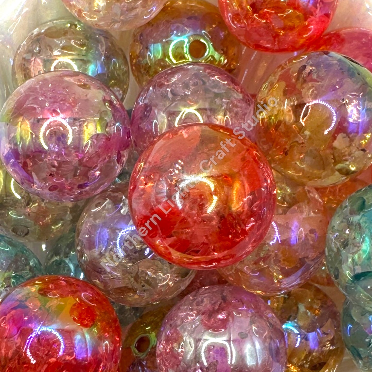 20mm Sparkle Beads - 10 pcs.