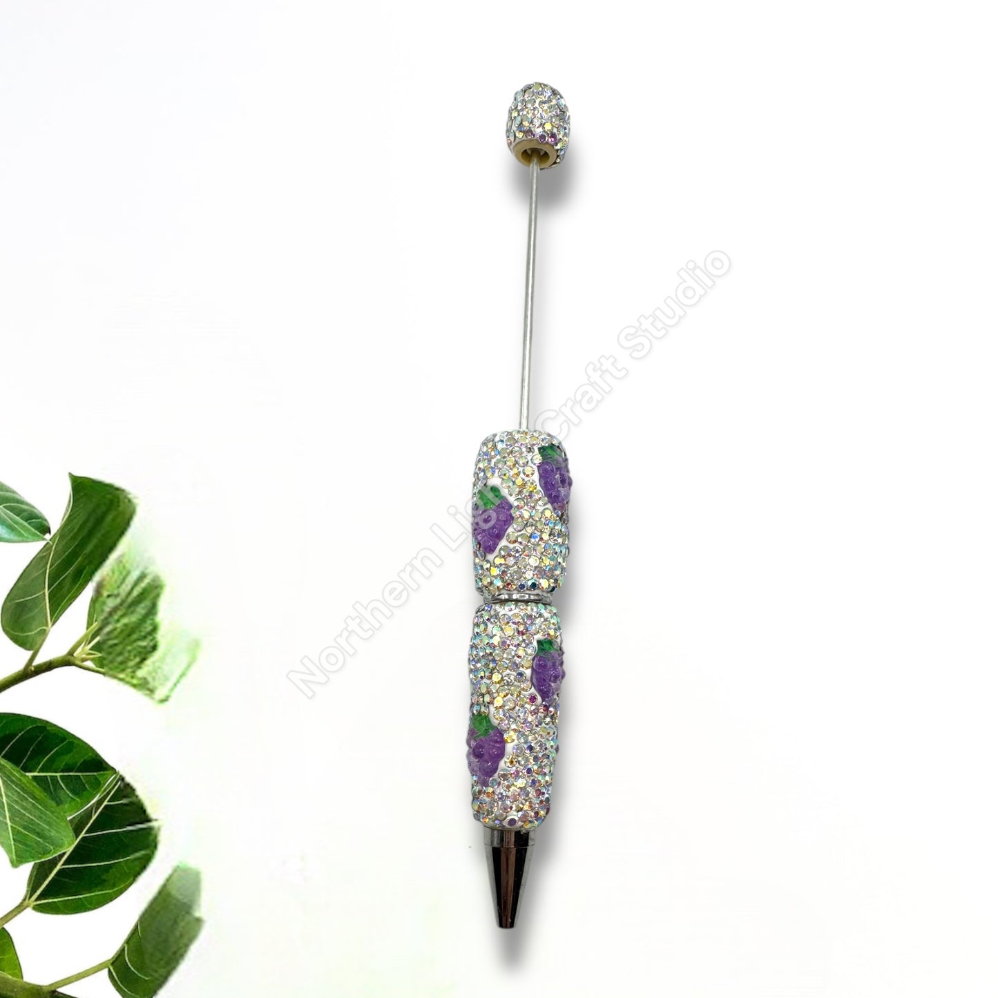 Beadable Fruit Rhinestone Pens