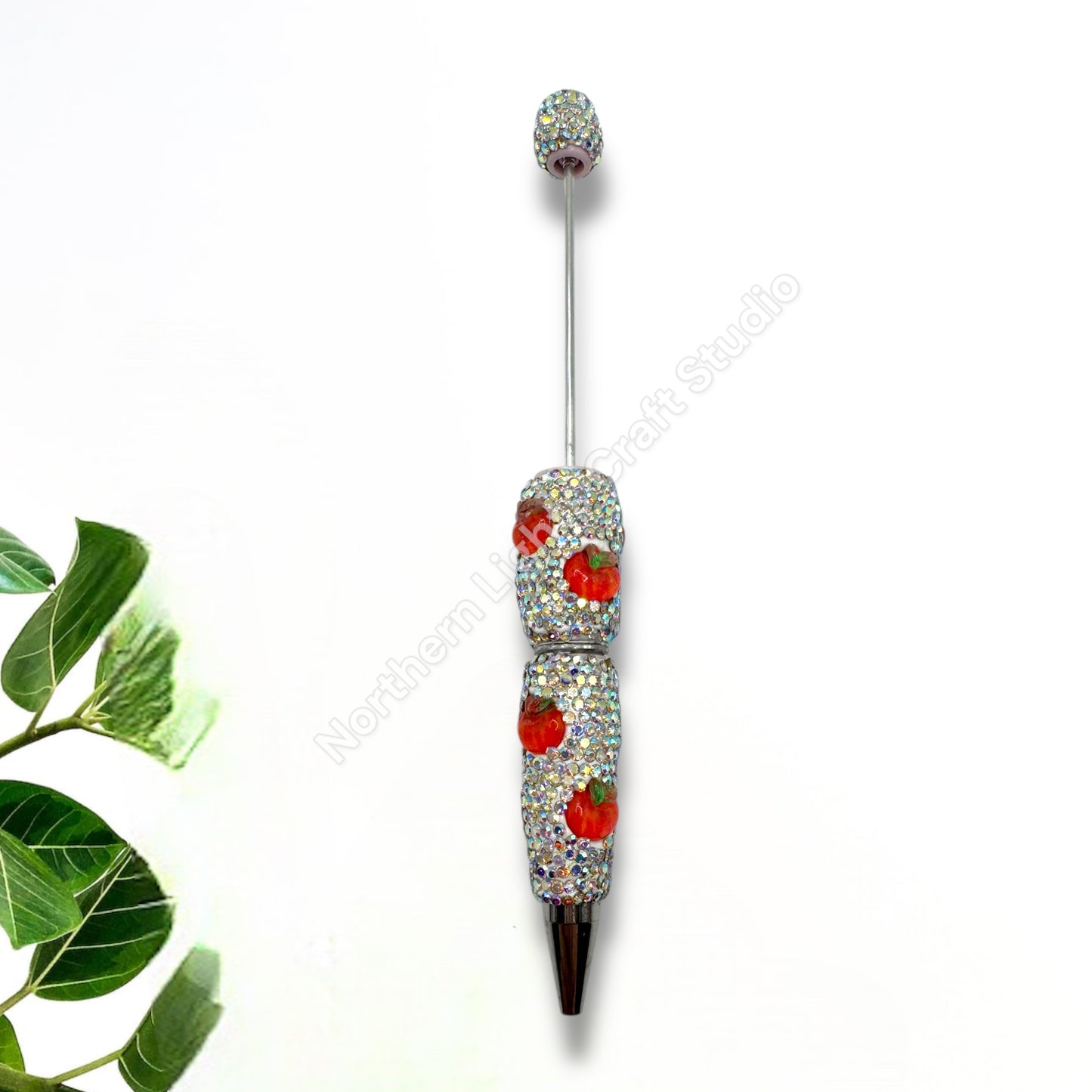 Beadable Fruit Rhinestone Pens