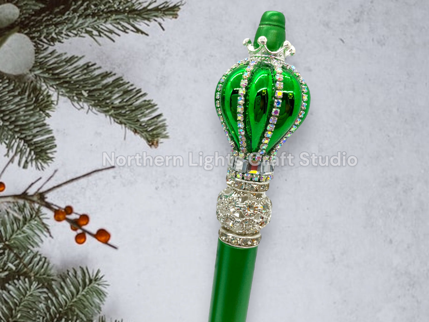 Beaded Balloon Pen, Rhinestone Beaded Pen, Fancy Pen, Bling Christmas Pen, Santa Gift Idea, Rhinestone Balloon Pen, Gorgeous Pen