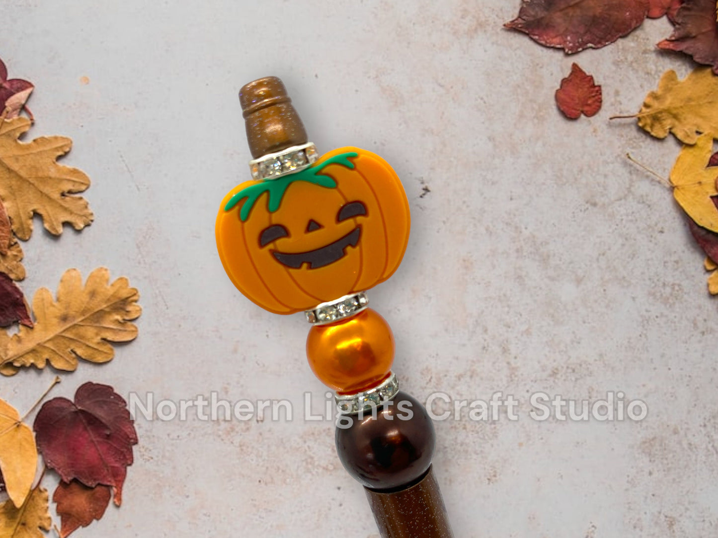 Custom Beaded Pen, Halloween Pen, Halloween Party Door Prizes, Ghost Pen, Pumpkin Pen, Hocus Pocus, Scream Ghost, Halloween Bling Pen