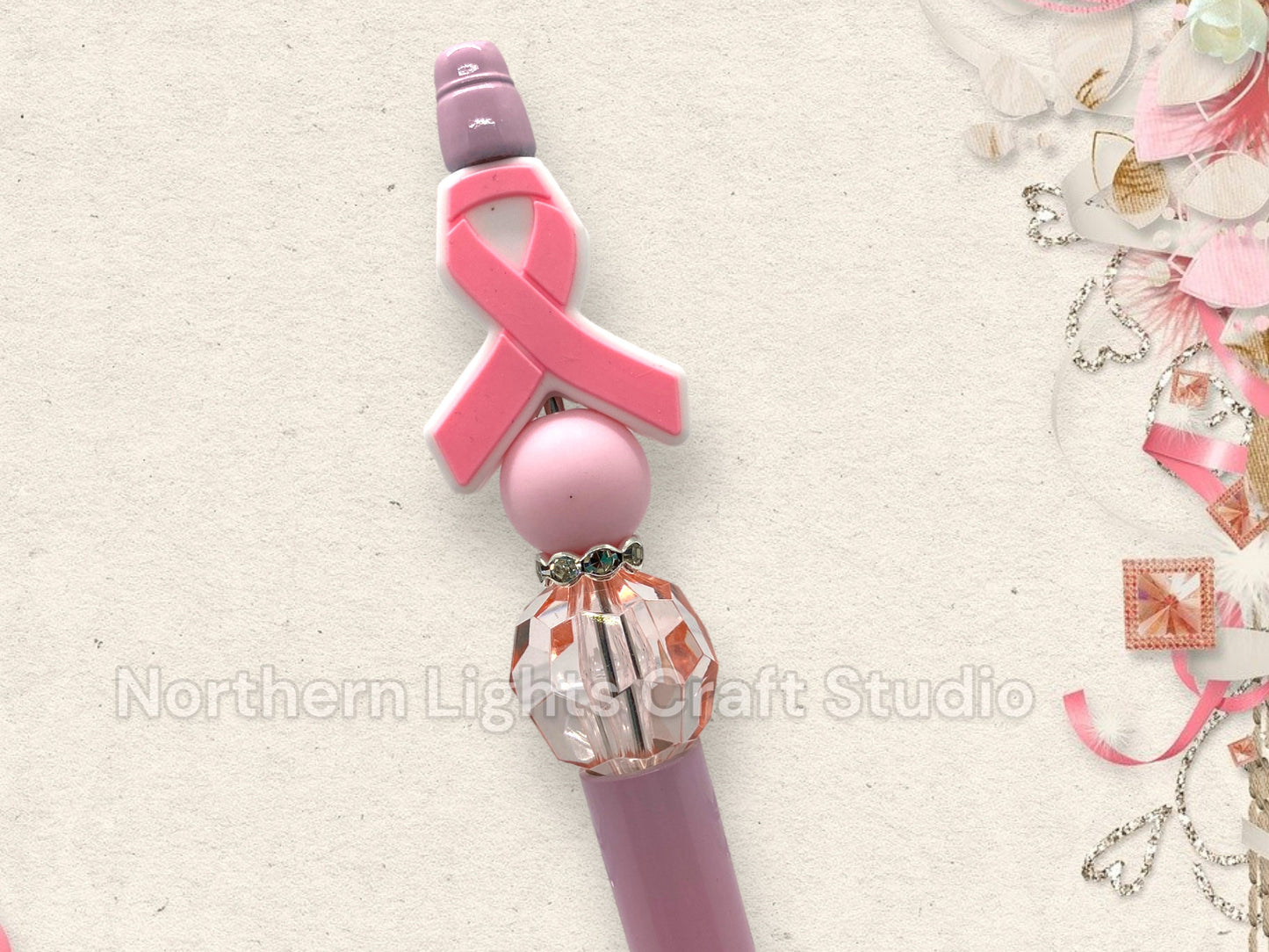 Breast Cancer Awareness Pen, Bling Pen, October Breast Cancer Awareness, Pink Ribbon Pen, Breast Cancer Pen, Rhinestone Breast Cancer Pen