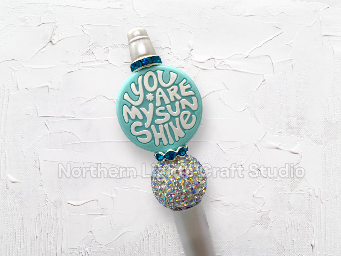 Custom Beaded You are My Sunshine Pen, Rhinestone You Are My Sunshine Pen, I Love You Pen, Appreciation Gift, Little Miss Sunshine