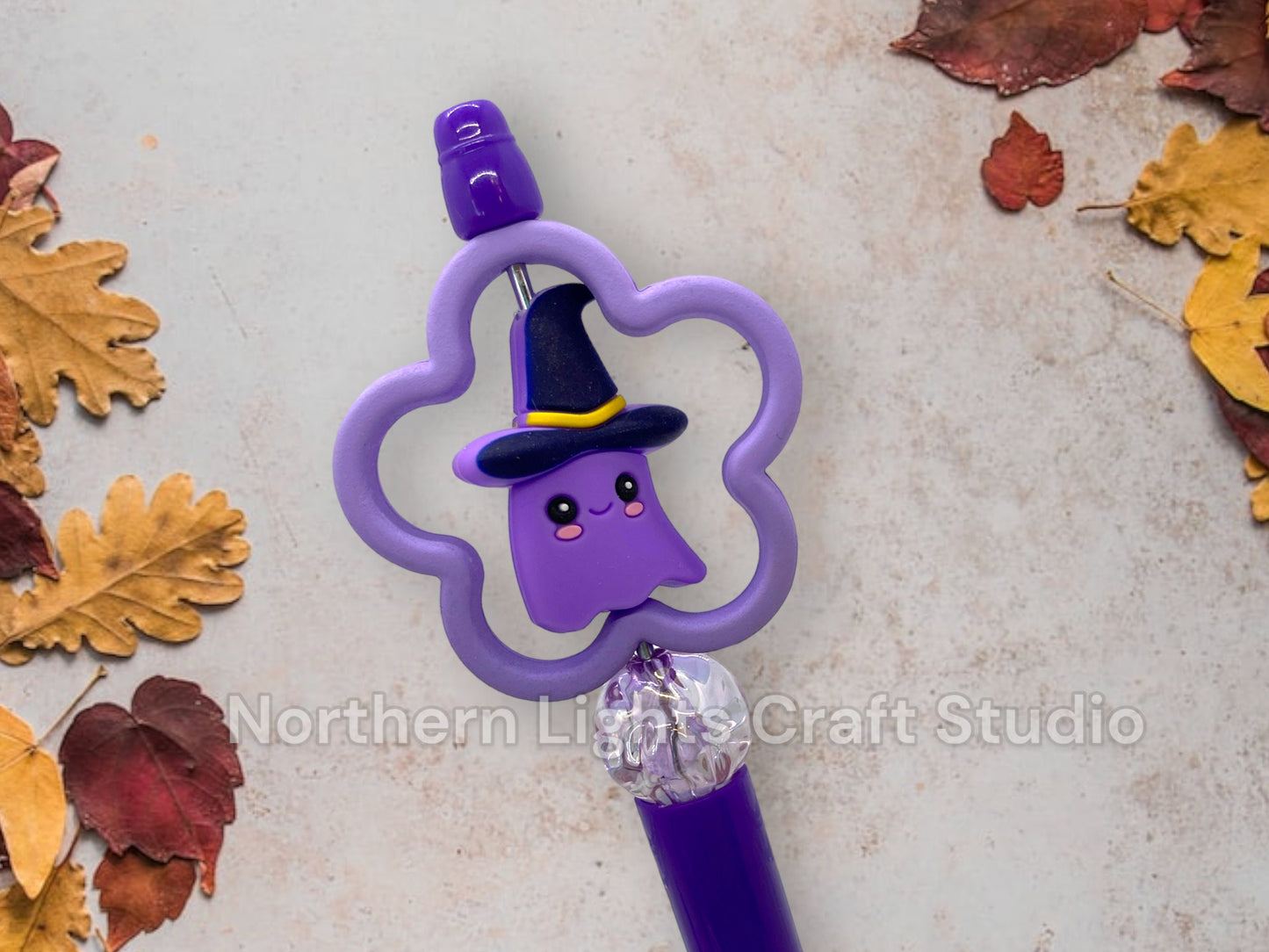 Custom Beaded Pen, Halloween Pen, Halloween Party Door Prizes, Ghost Pen, Pumpkin Pen, Hocus Pocus, Scream Ghost, Halloween Bling Pen