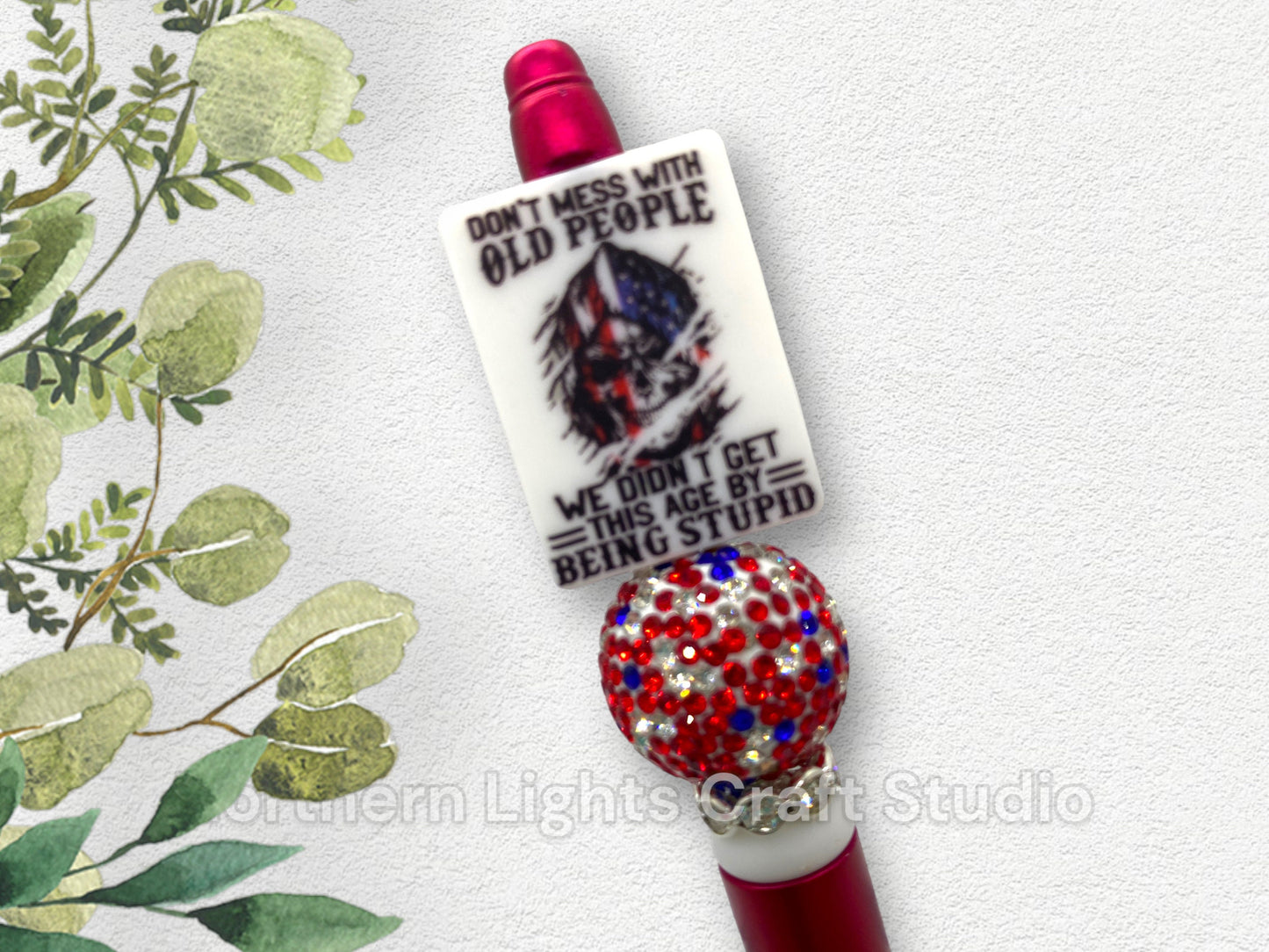 Sarcastic Pens, Custom Beaded Pens, Humorous Gift, Funny Pens, Funny Bead Pens, Beaded Sassy Pens, Sassy Pens, Humor Pens, Sarcasm Beads