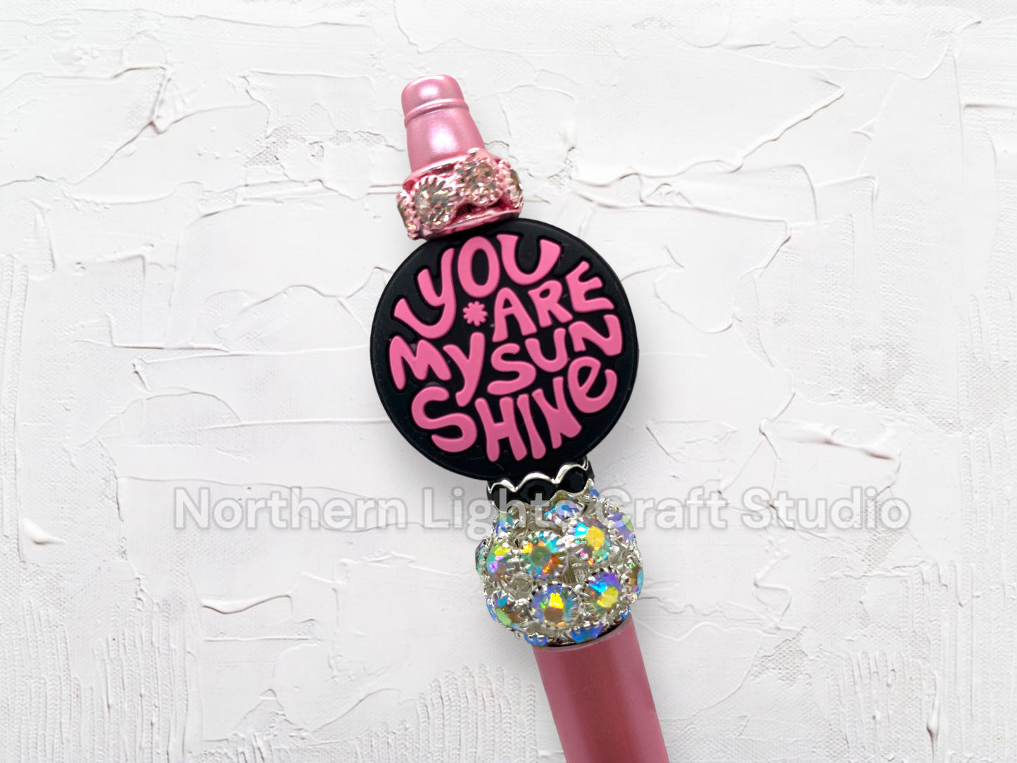 Custom Beaded You are My Sunshine Pen, Rhinestone You Are My Sunshine Pen, I Love You Pen, Appreciation Gift, Little Miss Sunshine