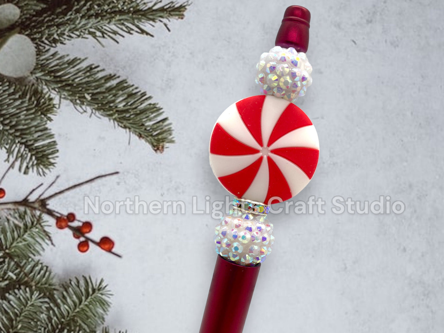 Beaded Christmas Pens, Beaded Pens, Starlight Mints, Peppermint Pens, Beaded Pen, Christmas Tree Truck, Ornament, Christmas Mints Gift