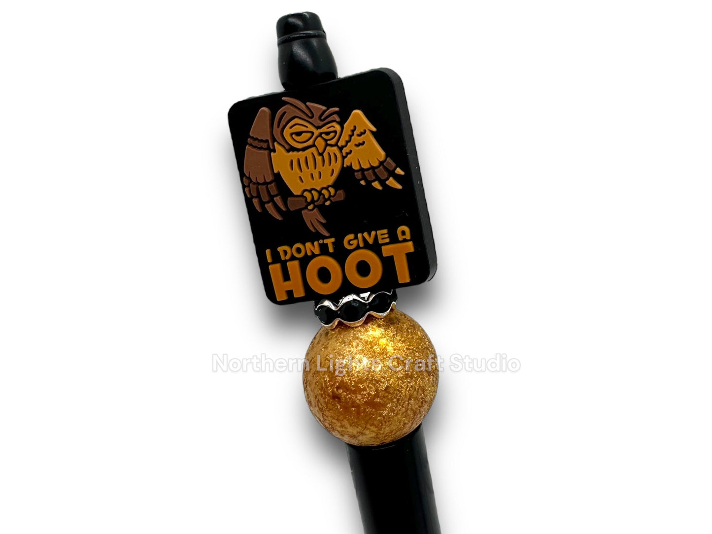 Custom Beaded Humor Pens, Sarcastic Pens, I Don't Give a Hoot, Calm the Flock Down, I'm Not Lazy, That's a Terrible Idea When Do We Start,