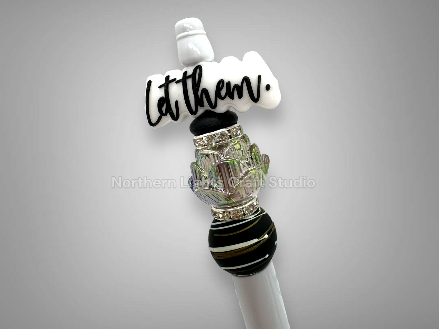 Let Them Handmade Beaded Pen