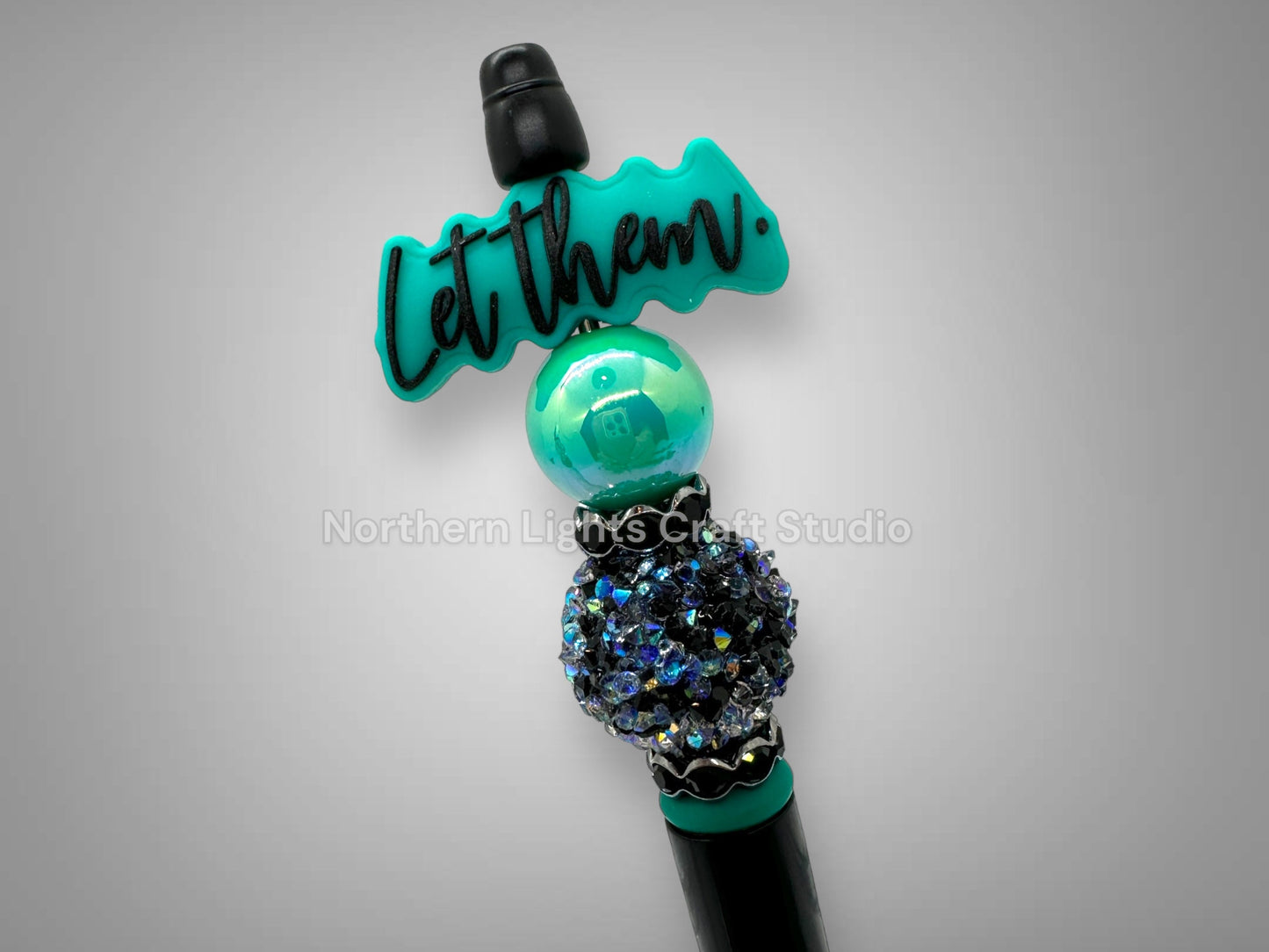 Let Them Handmade Beaded Pen