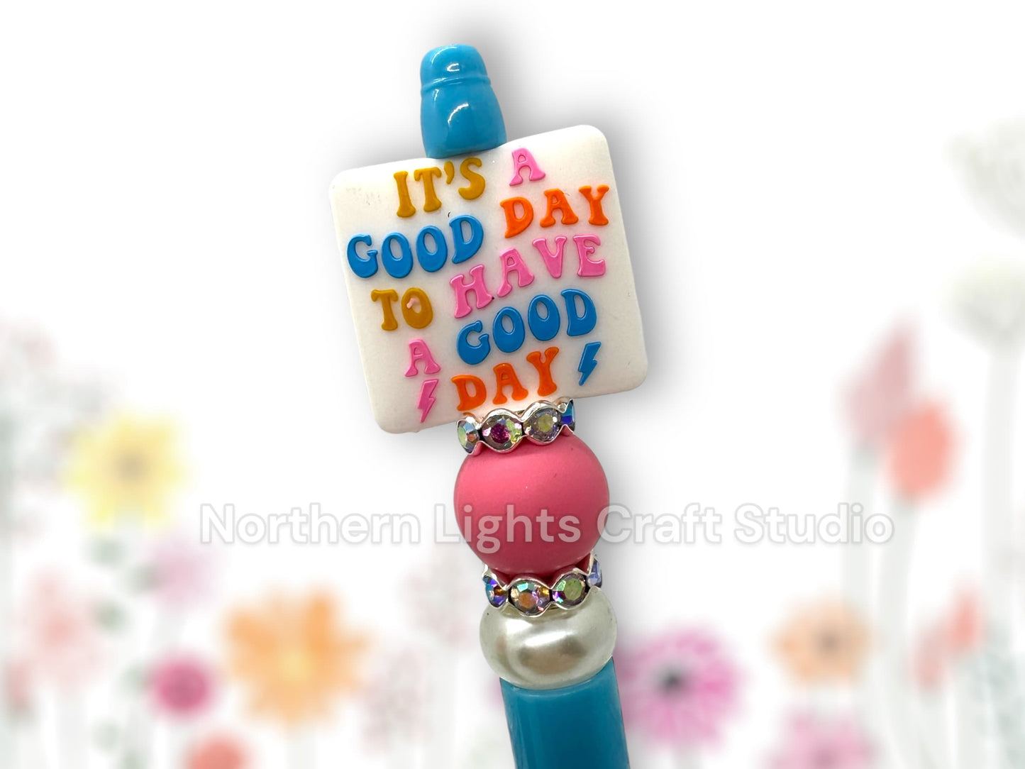 Beaded Positivity Pen, Encouragement Gift, Reflection Pen, Keep It Simple, Hello Sunshine, It's Gonna Be A Good Day, Friendship Pen, Be Kind