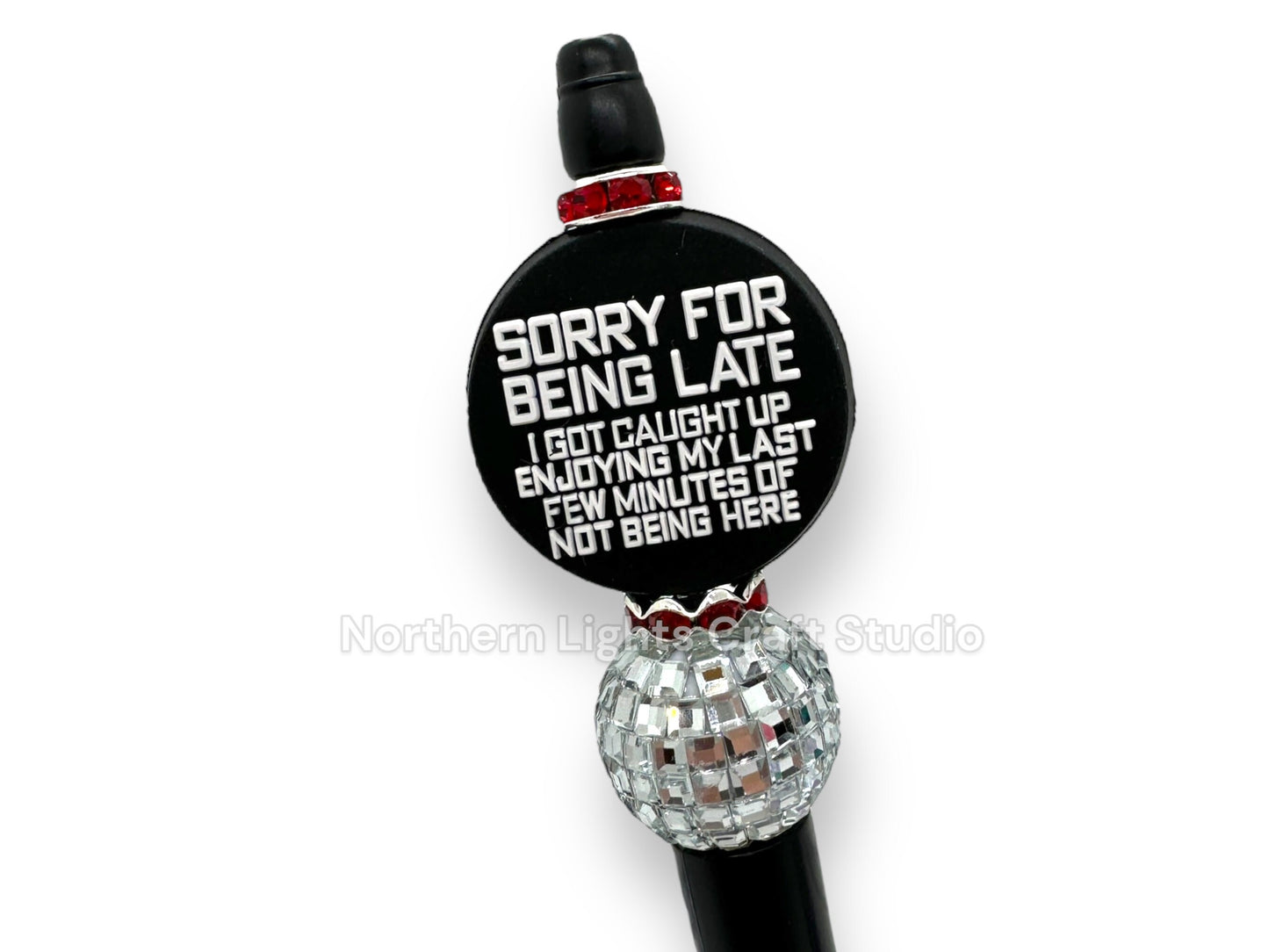 Beaded Sarcastic Pen, Anti-Social Pen, I Don't Like Morning People, Anxiety Pen, In My Defense I Was Left Unsupervised, Bling Sarcastic Pen
