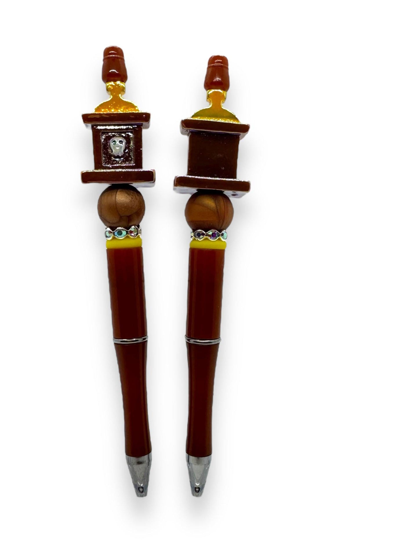 Cute Beaded Halloween Pen, Fancy Halloween Pen, Mummy Pen, Witch Hat Pen, Ghost Pen, Pumpkin Pen, Skull Pen
