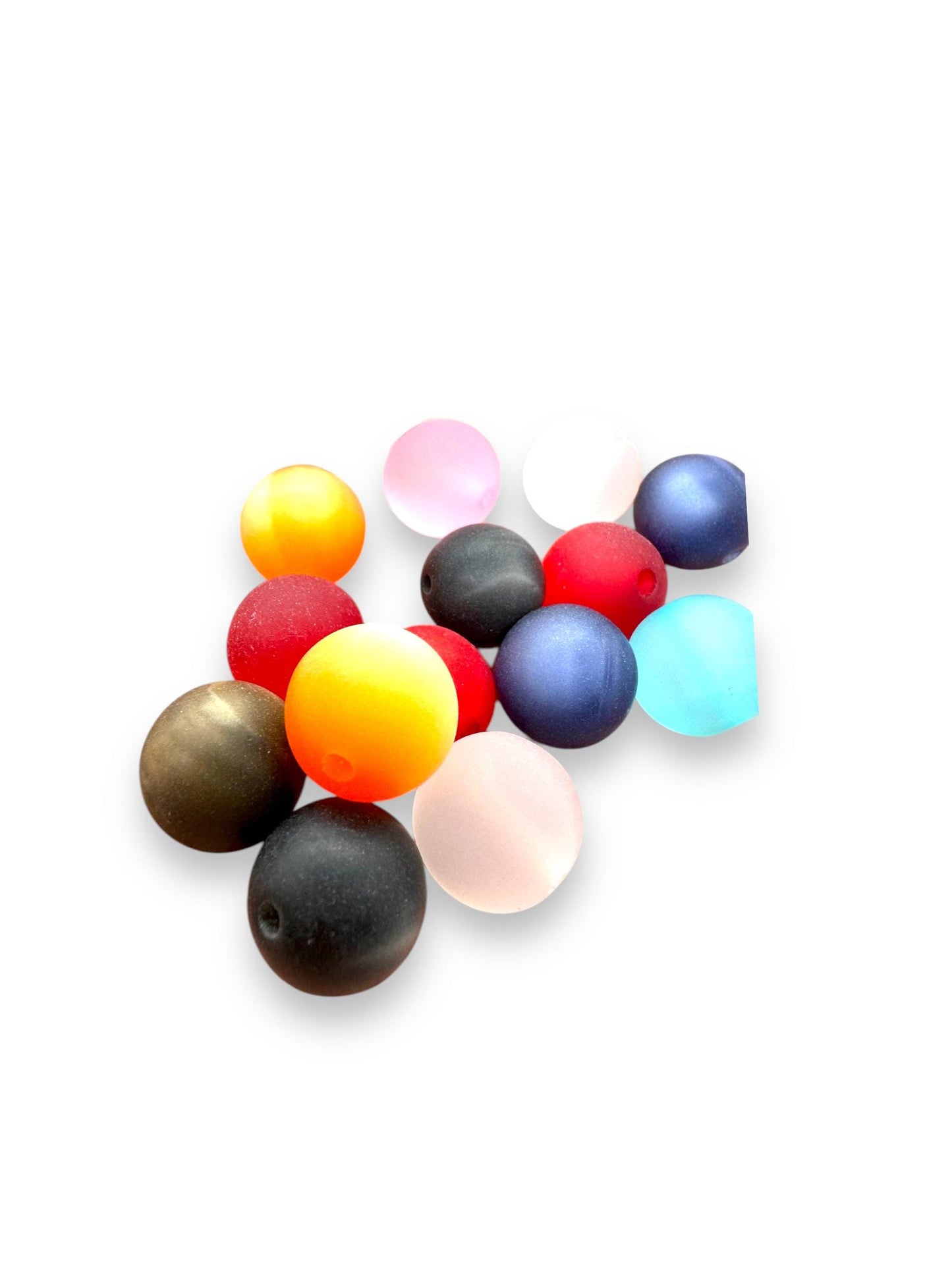 16mm Frosted Cat's Eye New Acrylic Beads 20 pc.
