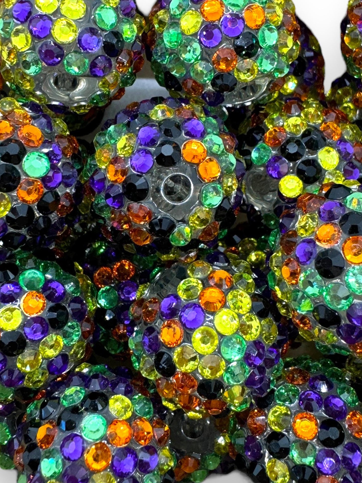 20 mm Fall Acrylic Rhinestone Beads 10 Piece Packs