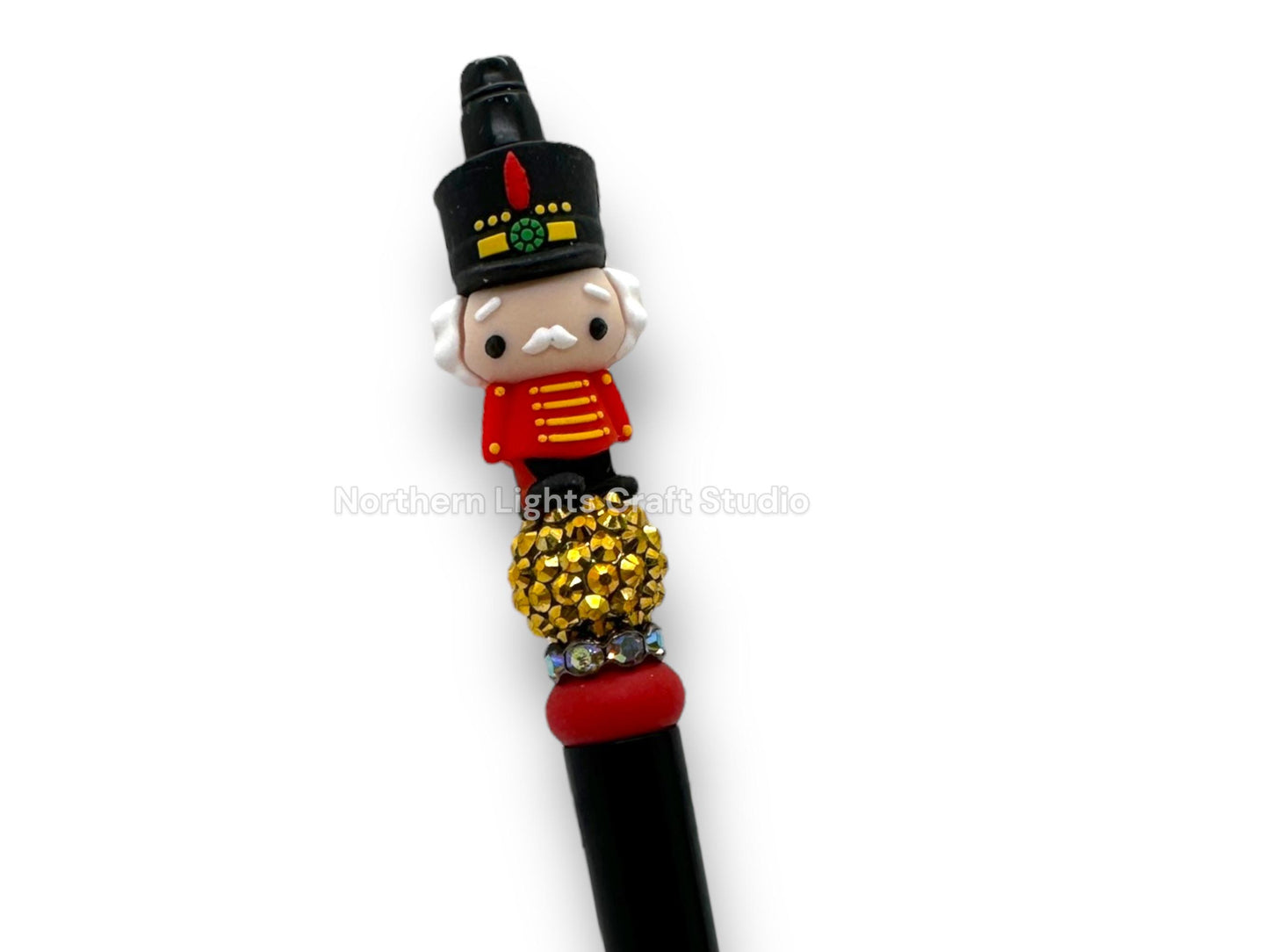 3D Christmas Focal Pens, Coffe Mug Pen, Nutcracker Pen, Santa Gnome Pen, 3D Reindeer Pen