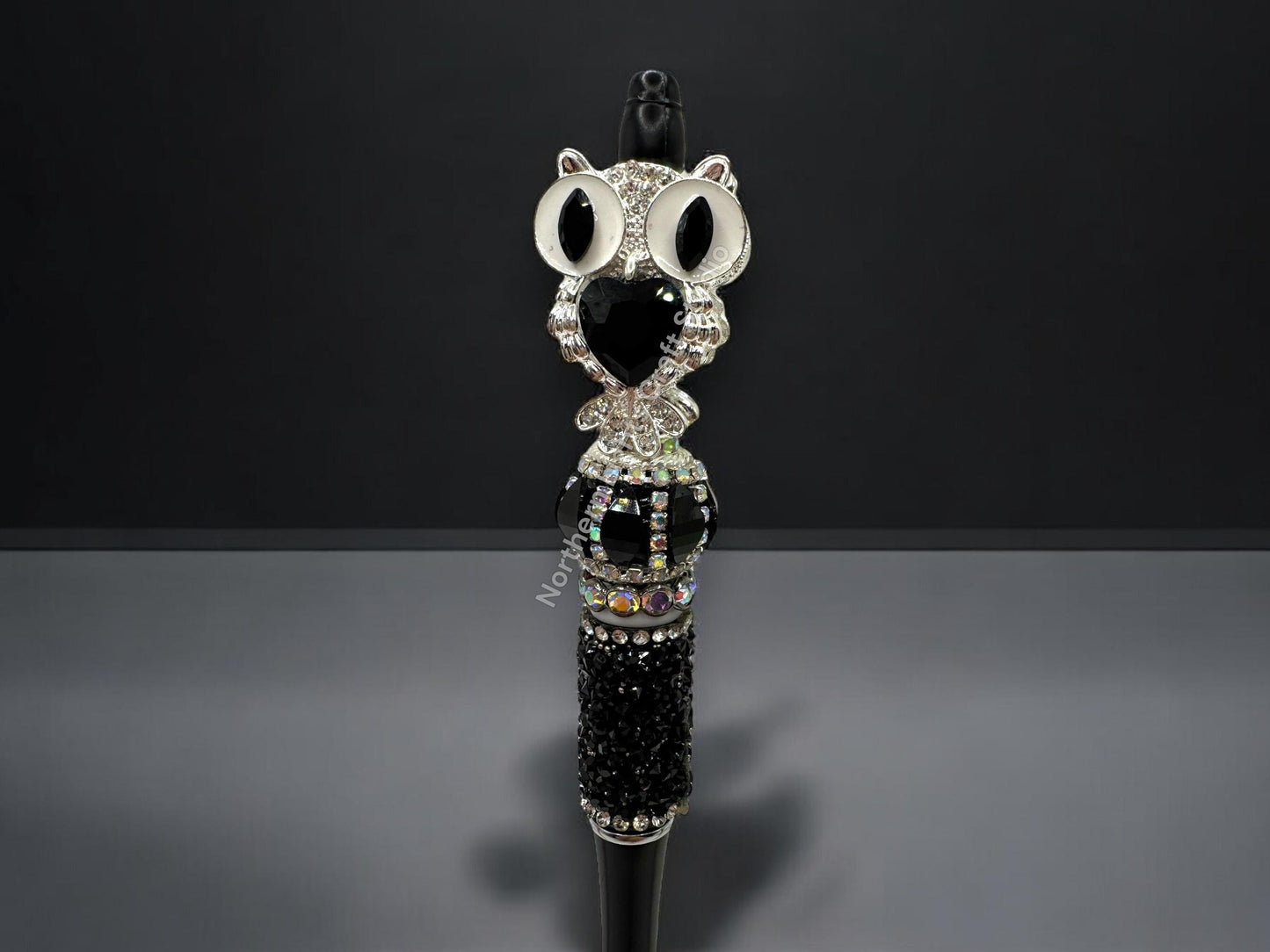 Fancy Owl Pen, Bling Owl Pen, Rhinestone Owl Pen
