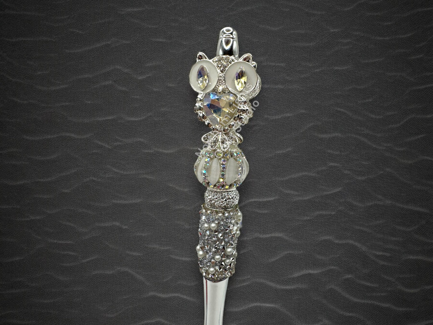 Fancy Owl Pen, Bling Owl Pen, Rhinestone Owl Pen
