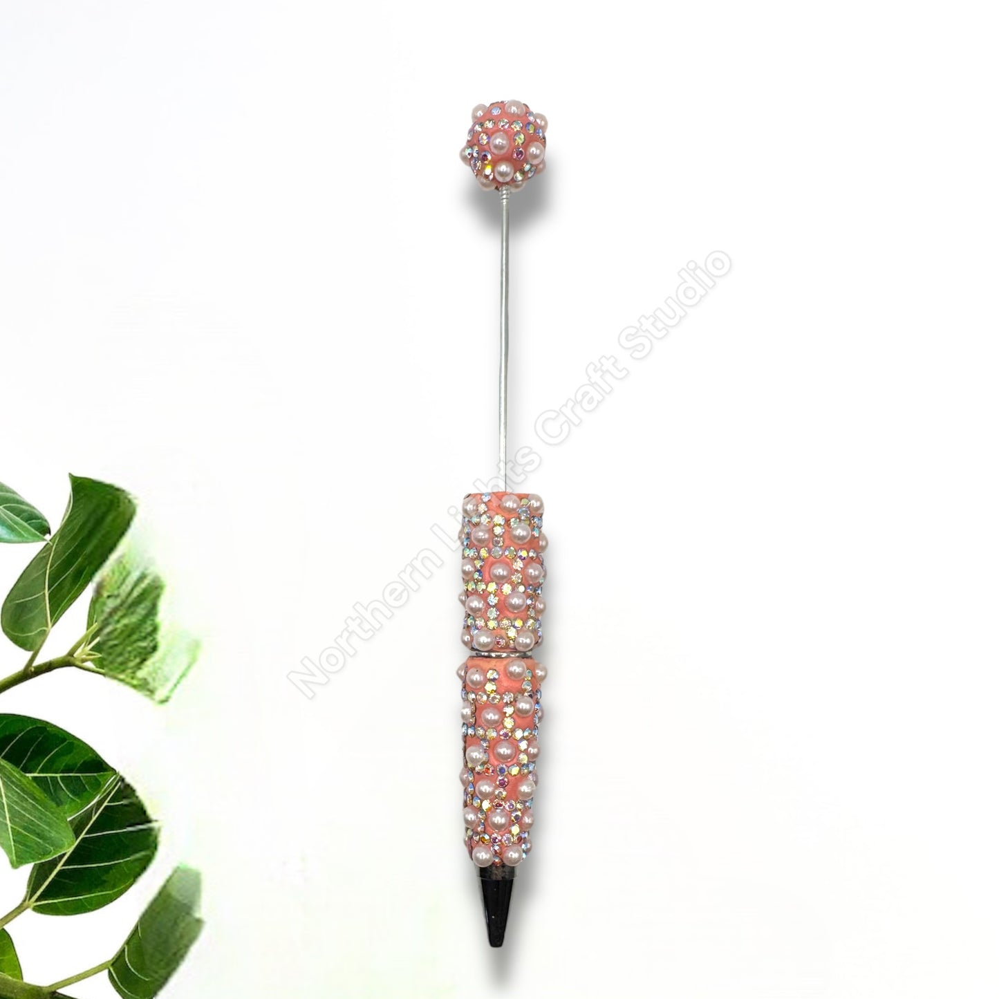 Beadable Pearl and Rhinestone Pens