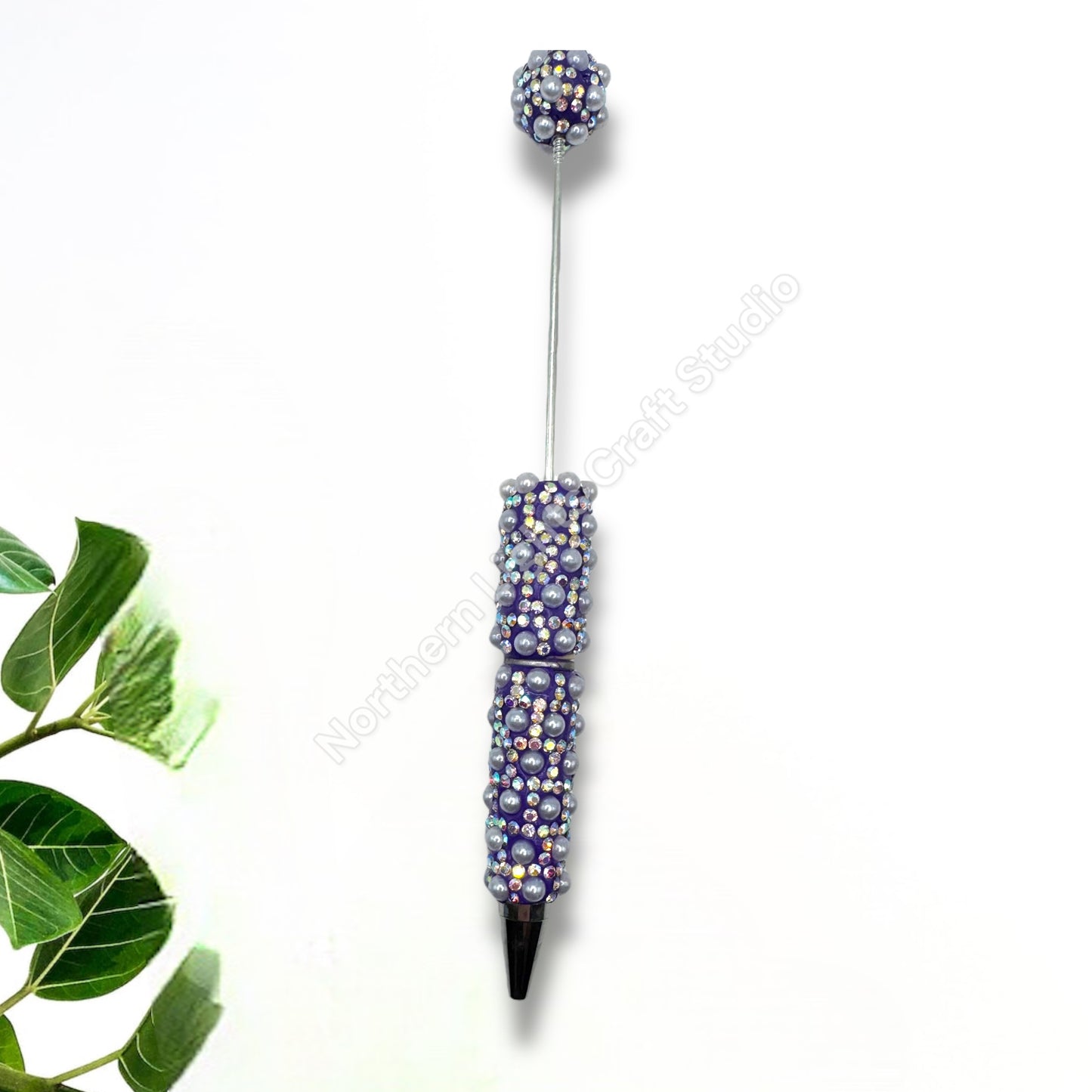 Beadable Pearl and Rhinestone Pens