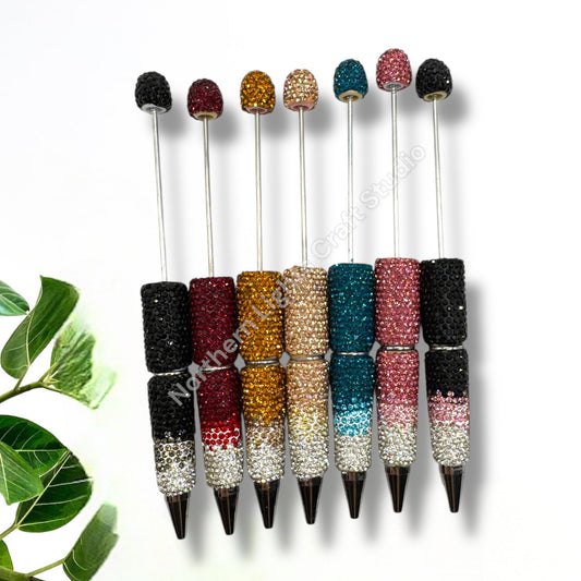 Beadable Ombre Rhinestone Pens