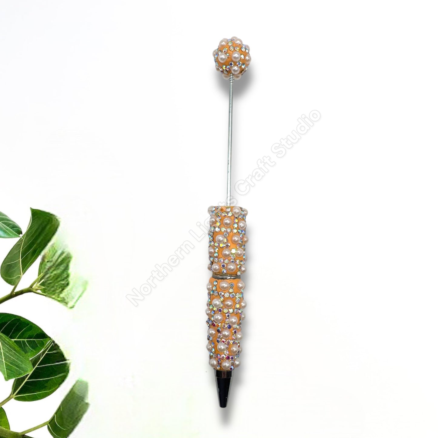 Beadable Pearl and Rhinestone Pens