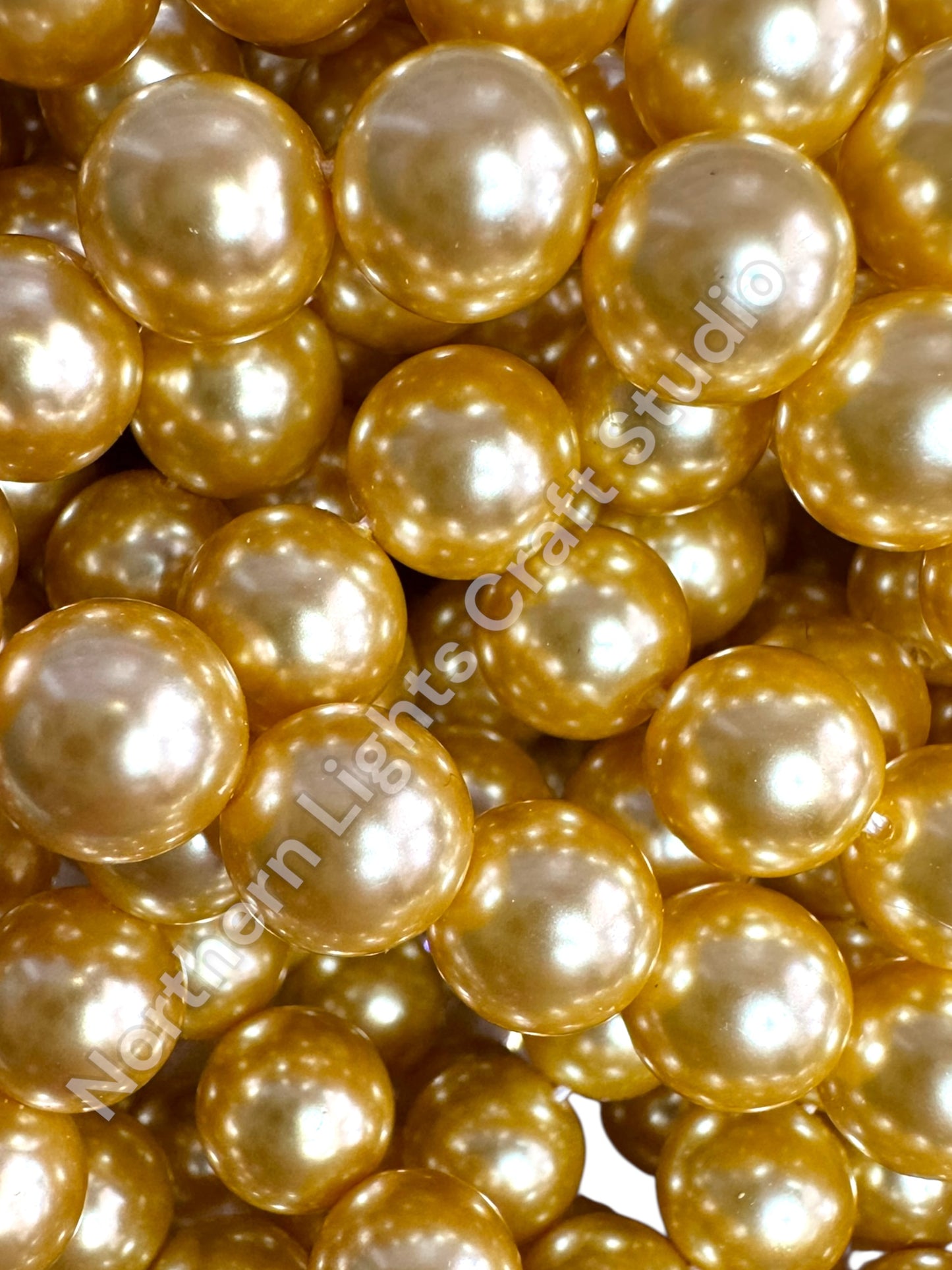 8mm Pearl Beads for DIY - 40 pieces (small hole)