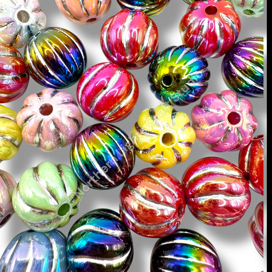 Pumpkin  Bead Mix - 20 pcs.