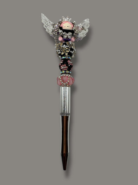 Fancy SP Silver Wing Pen