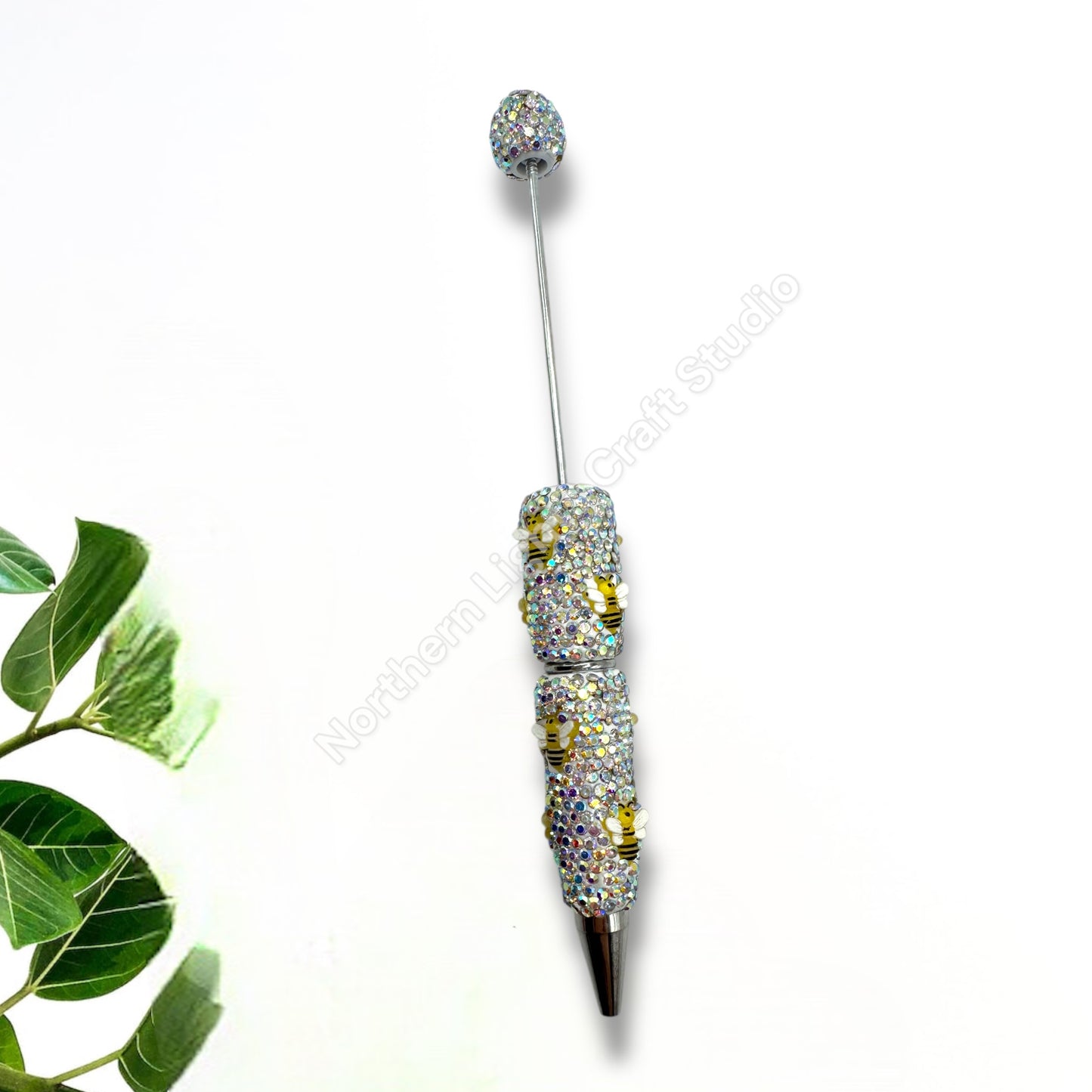 Beadable Bee Rhinestone Pens
