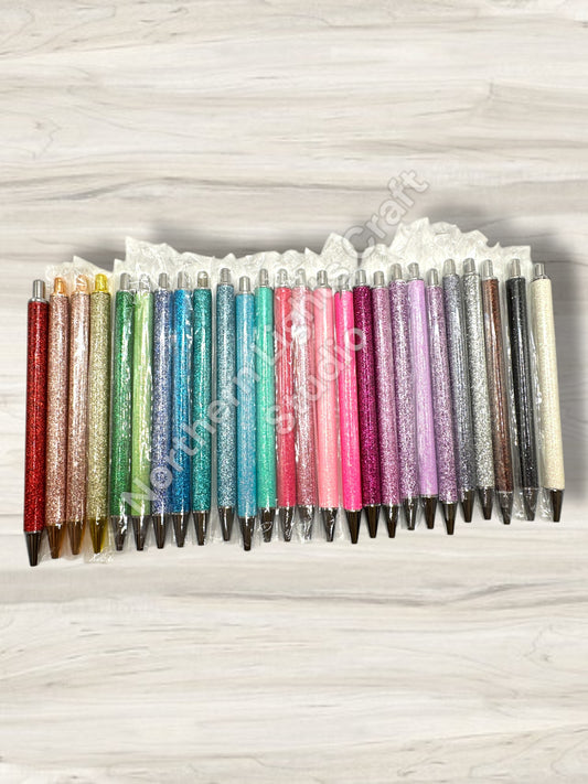 Glitter Metal Pens