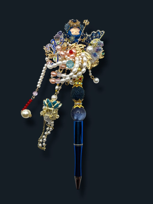 Fancy SP Azure Dream Pen With Lighted Lantern