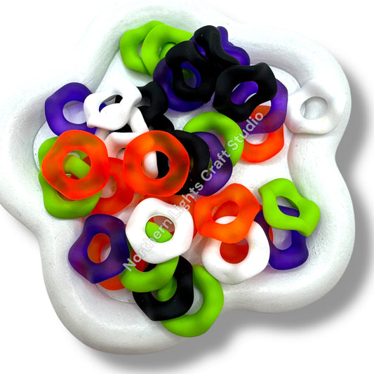 Halloween Wavy Spacer 16mm Mix of 50 pcs.