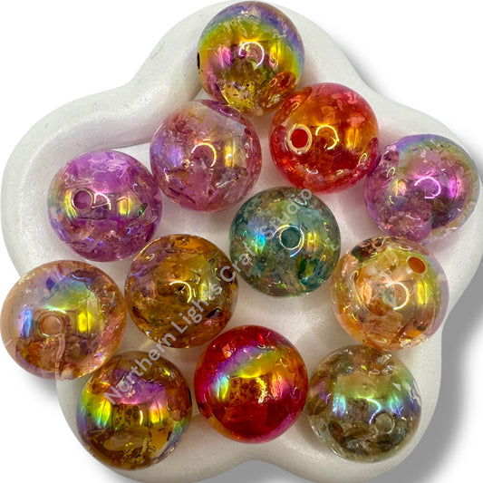 20mm Sparkle Beads - 10 pcs.