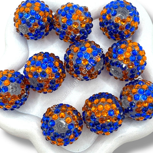 Gator Color Acrylic Rhinestone Beads-10 pc.