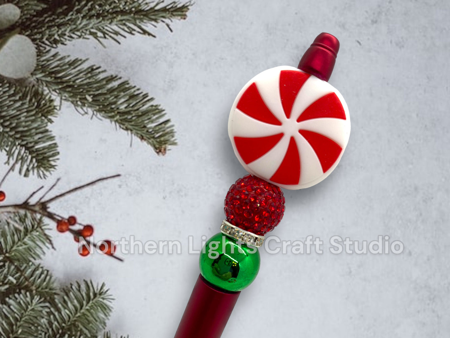 Beaded Christmas Pens, Beaded Pens, Starlight Mints, Peppermint Pens, Beaded Pen, Christmas Tree Truck, Ornament, Christmas Mints Gift
