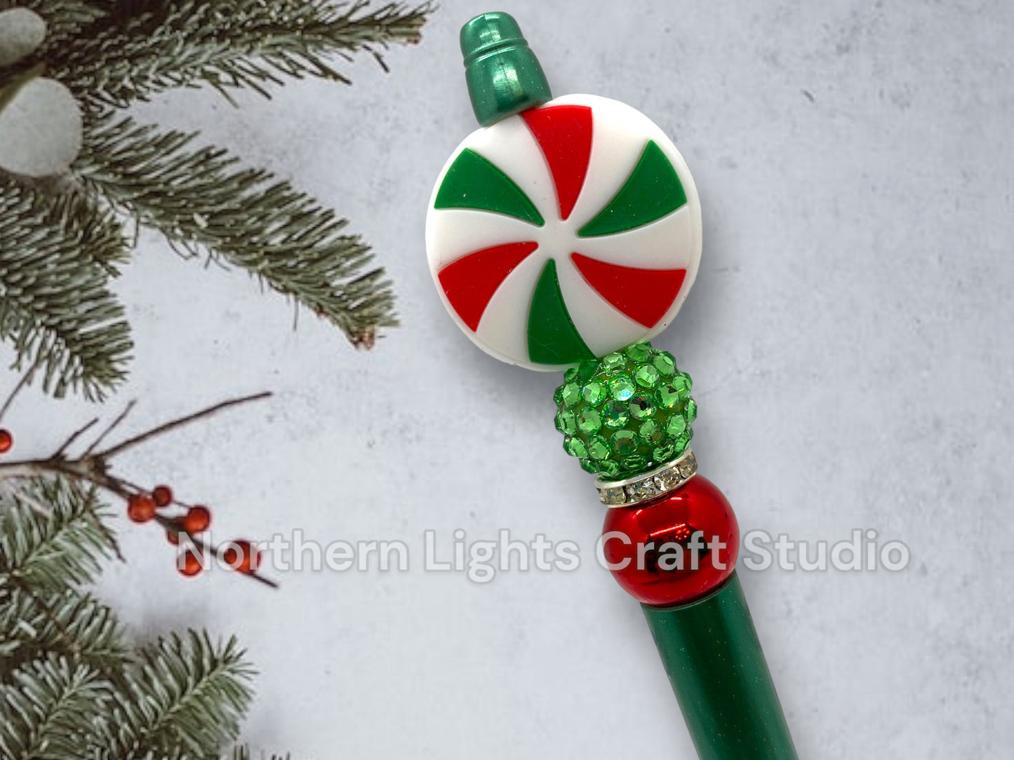 Beaded Christmas Pens, Beaded Pens, Starlight Mints, Peppermint Pens, Beaded Pen, Christmas Tree Truck, Ornament, Christmas Mints Gift