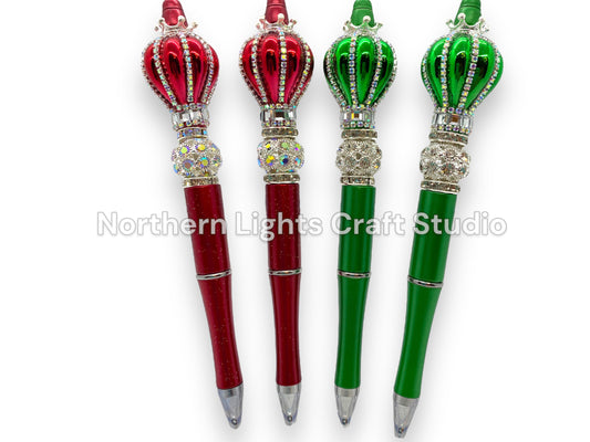 Beaded Balloon Pen, Rhinestone Beaded Pen, Fancy Pen, Bling Christmas Pen, Santa Gift Idea, Rhinestone Balloon Pen, Gorgeous Pen