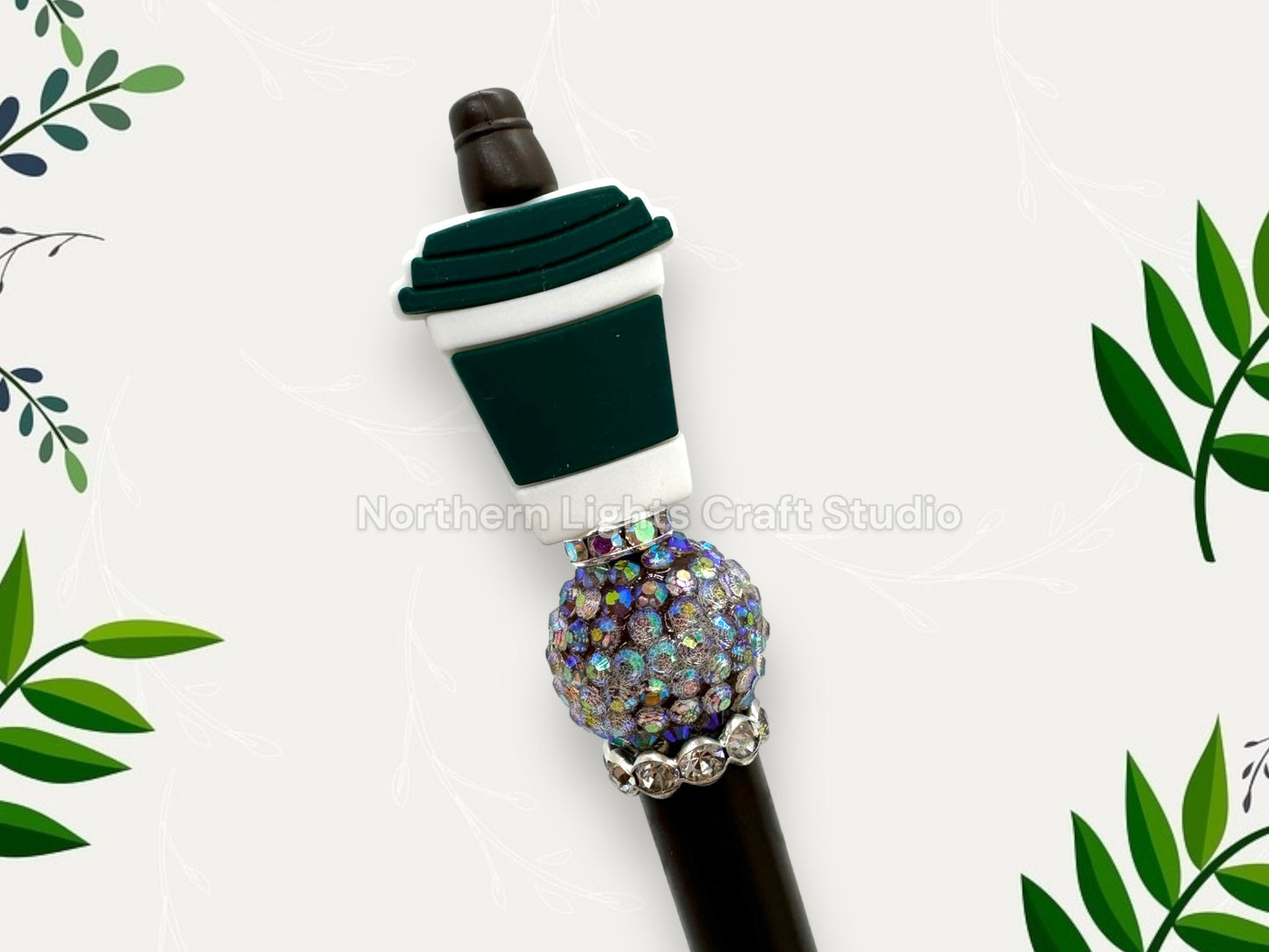 Beaded Coffee Pen, Coffee Cup Pen, Books and Coffee Pen, Little Bit County Little Bit Hood Pen, Bless Your Heart Mug Beaded Pen