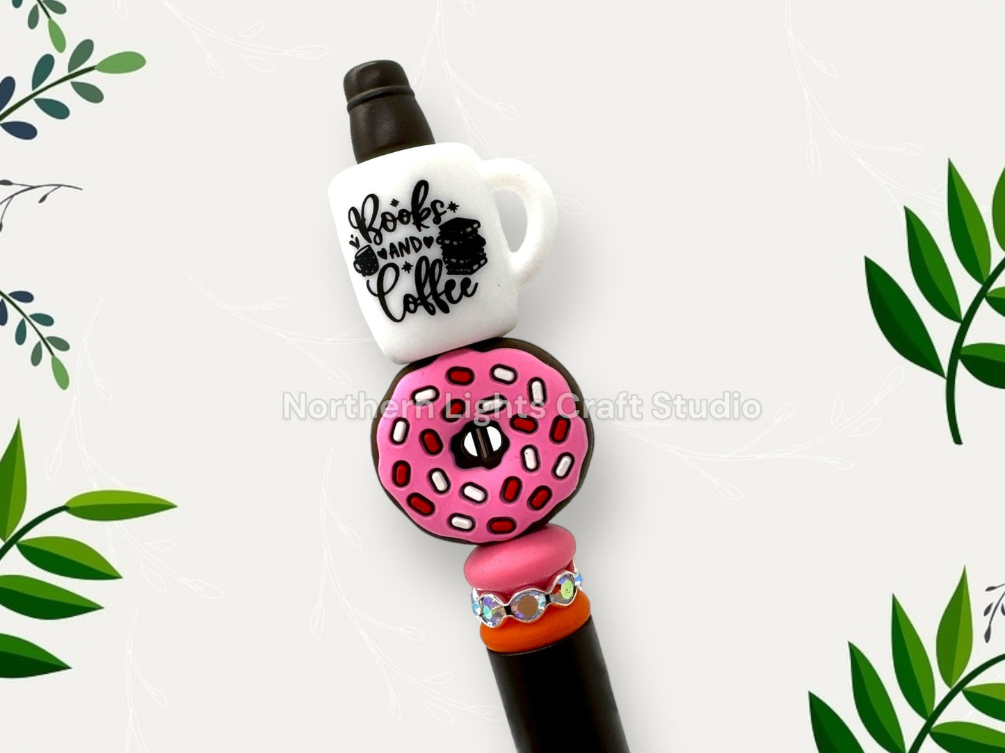 Beaded Coffee Pen, Coffee Cup Pen, Books and Coffee Pen, Little Bit County Little Bit Hood Pen, Bless Your Heart Mug Beaded Pen